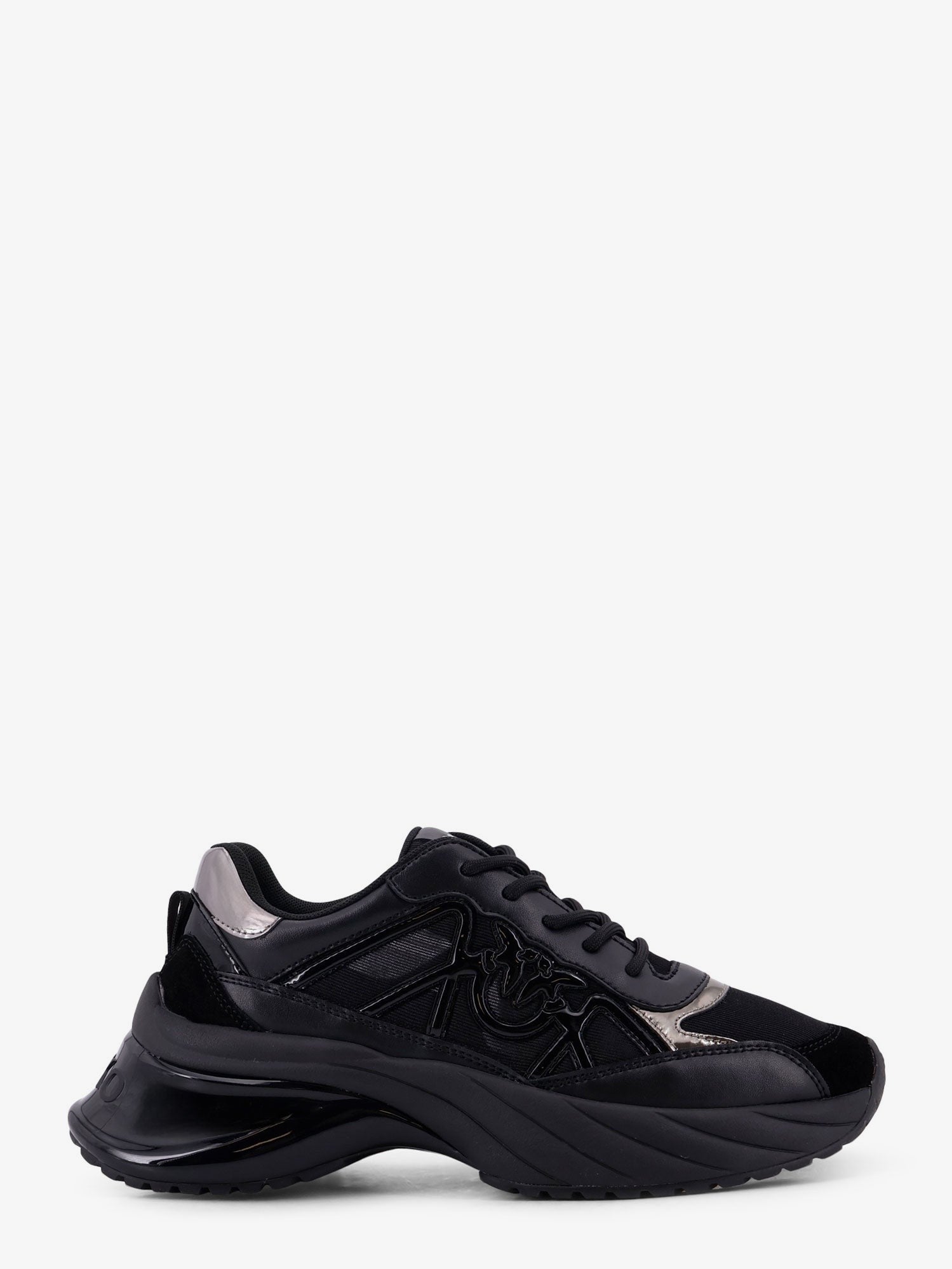Ariel 33 leather sneakers with nylon inserts