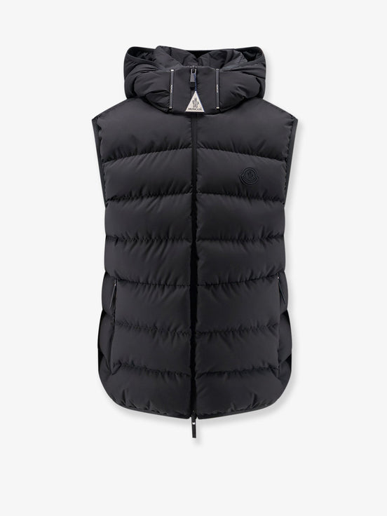 Arinella Matt Black sleeveless down jacket