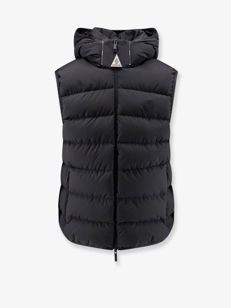 Arinella Matt Black sleeveless down jacket