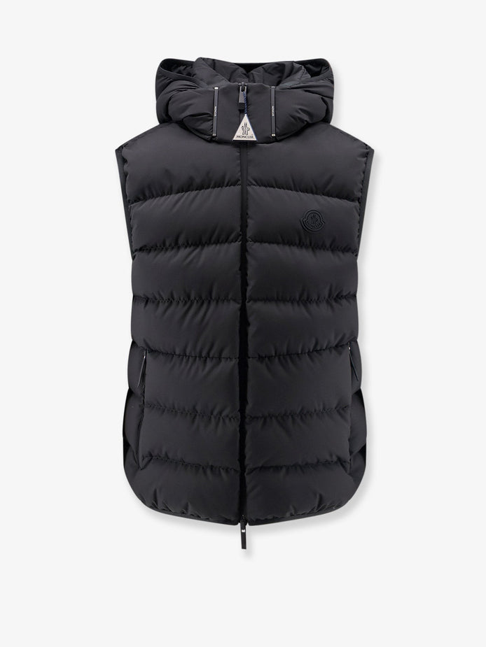 Arinella Matt Black sleeveless down jacket