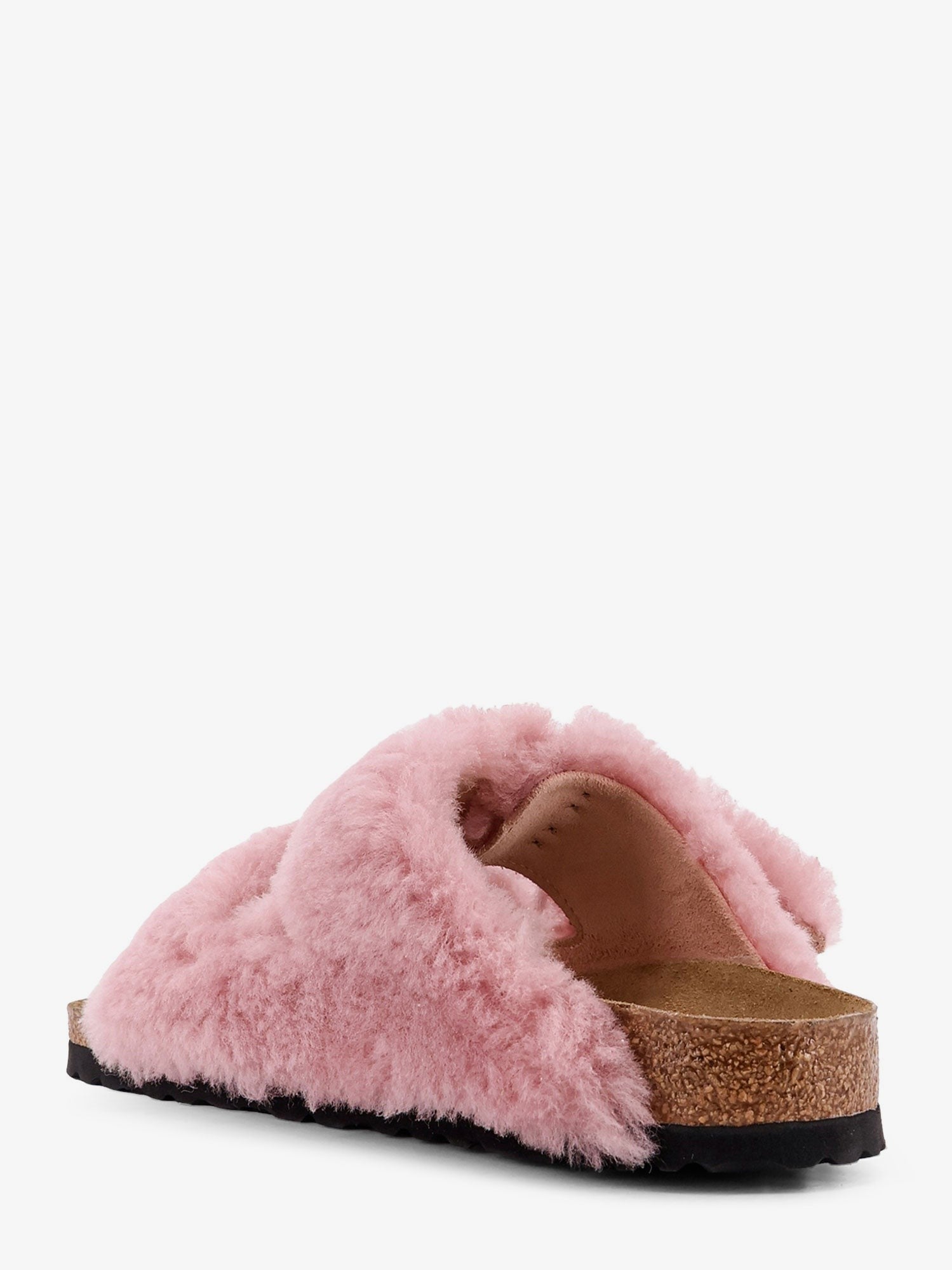 Arizona faux fur low sandals