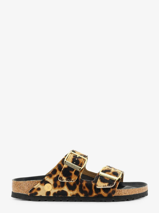 Arizona pony skin sandals with animal print