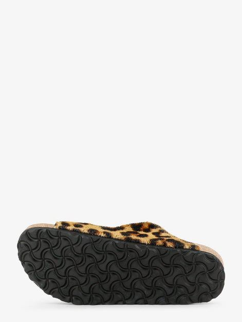 Birkenstock Arizona pony skin sandals with animal print