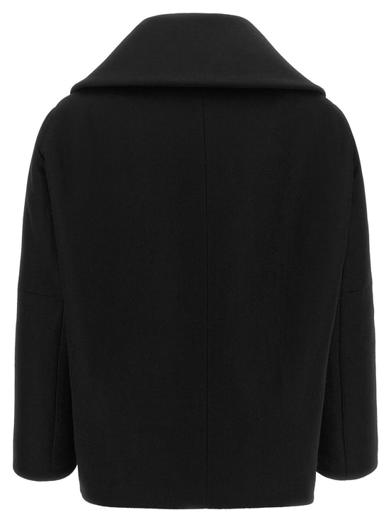 Balenciaga Asymmetrical neck caban
