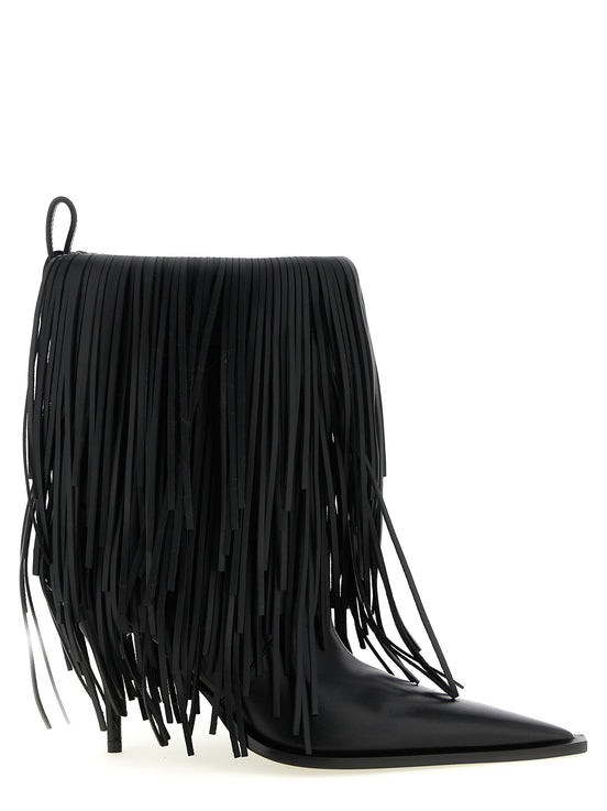 'Avenue Fringe' ankle boots