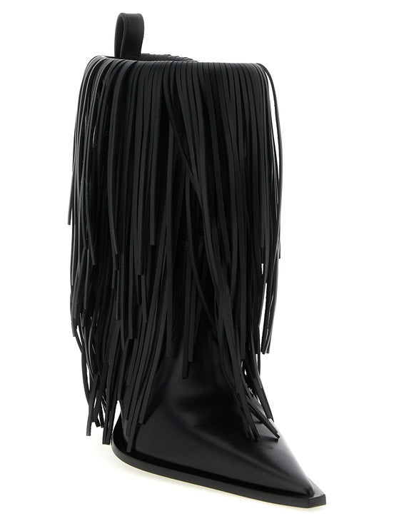 'Avenue Fringe' ankle boots