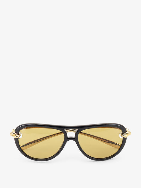 Aviator Knot acetate sunglasses