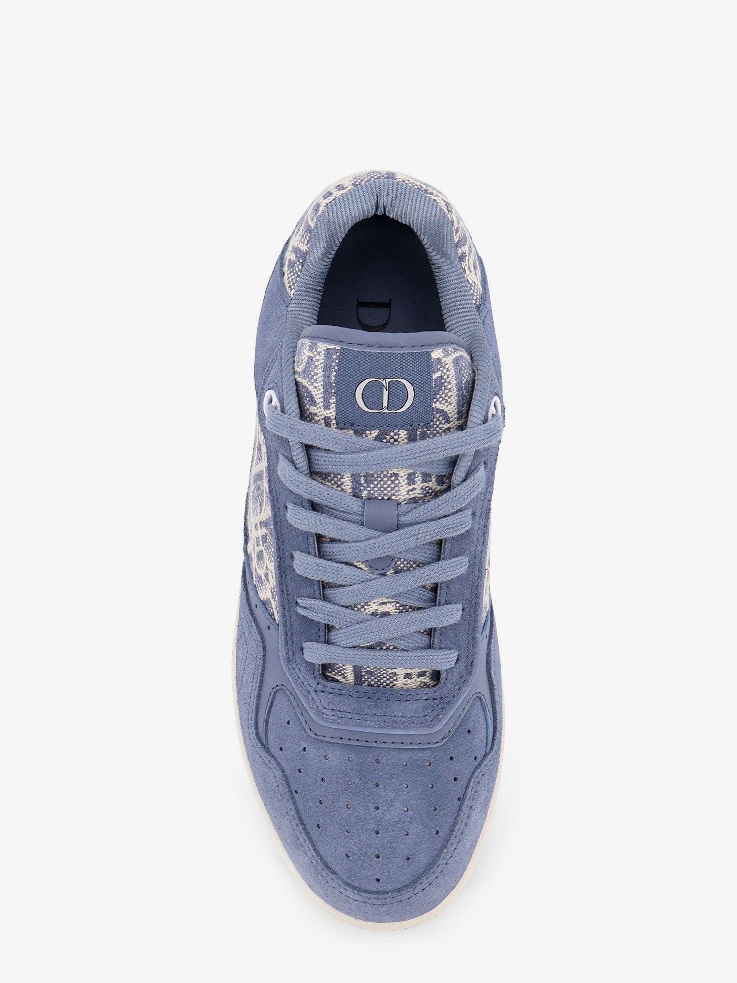 B27 Uptown Dior Oblique jacquard fabric and suede sneakers