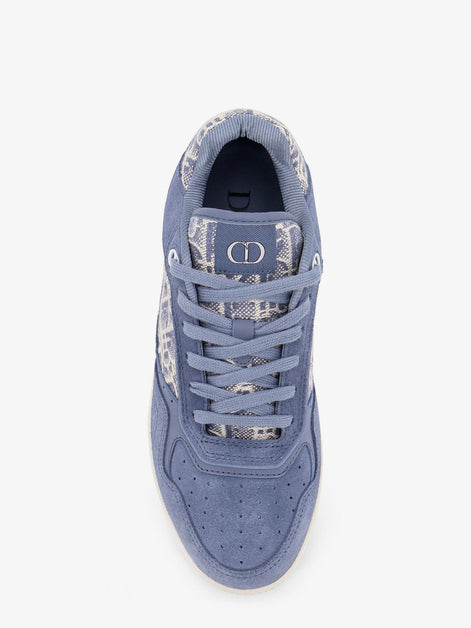 B27 Uptown Dior Oblique jacquard fabric and suede sneakers
