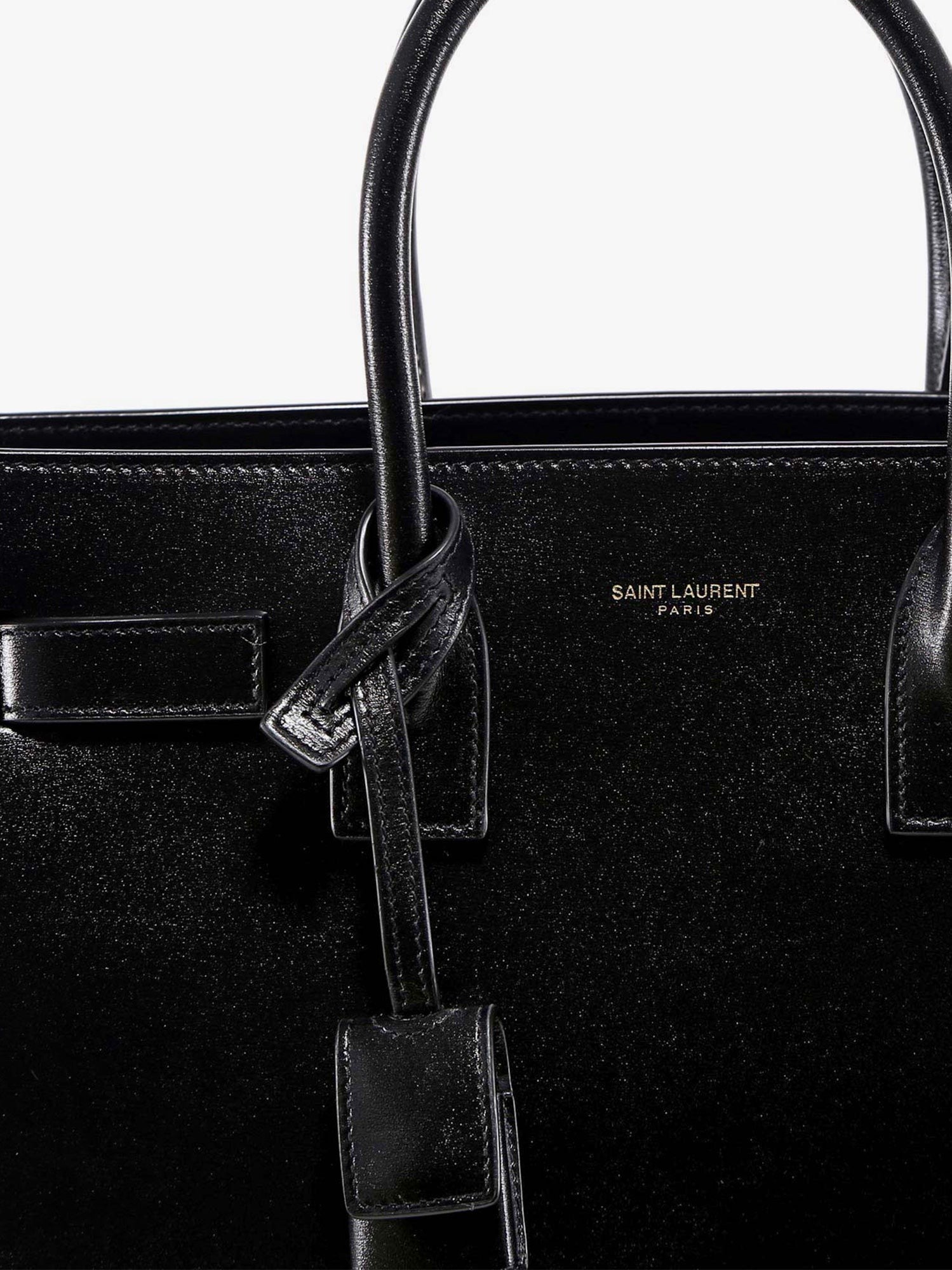 Baby Sac de Jour leather handbag with padlock
