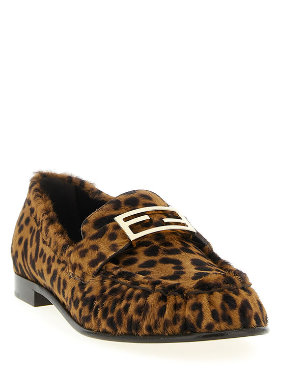 'Baguette' pony hair loafers