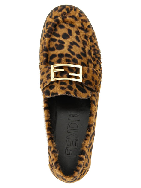 'Baguette' pony hair loafers
