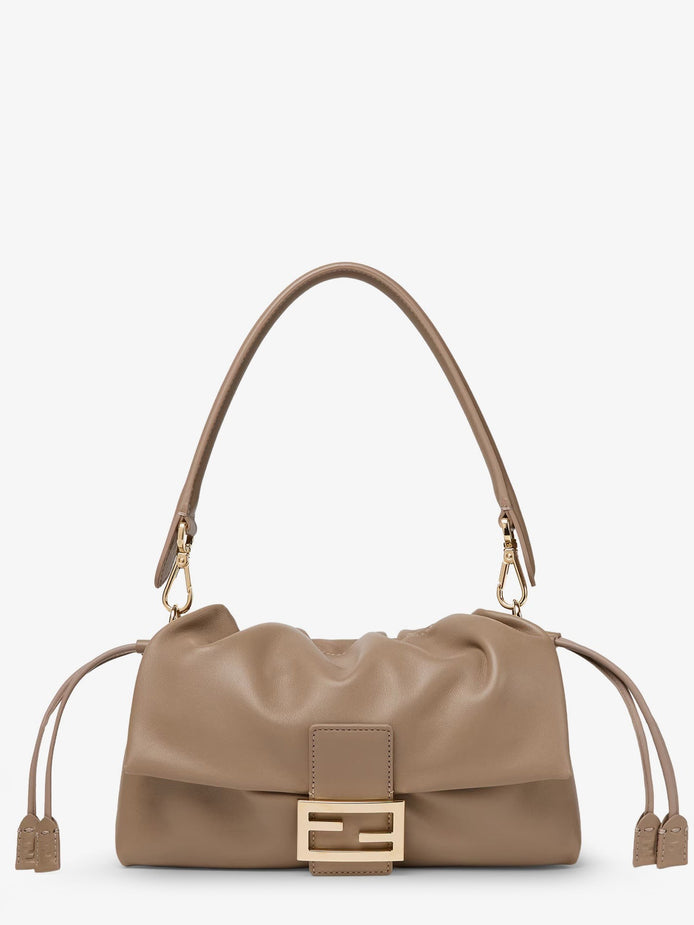 Baguette Soft Medium Leather Shoulder Bag