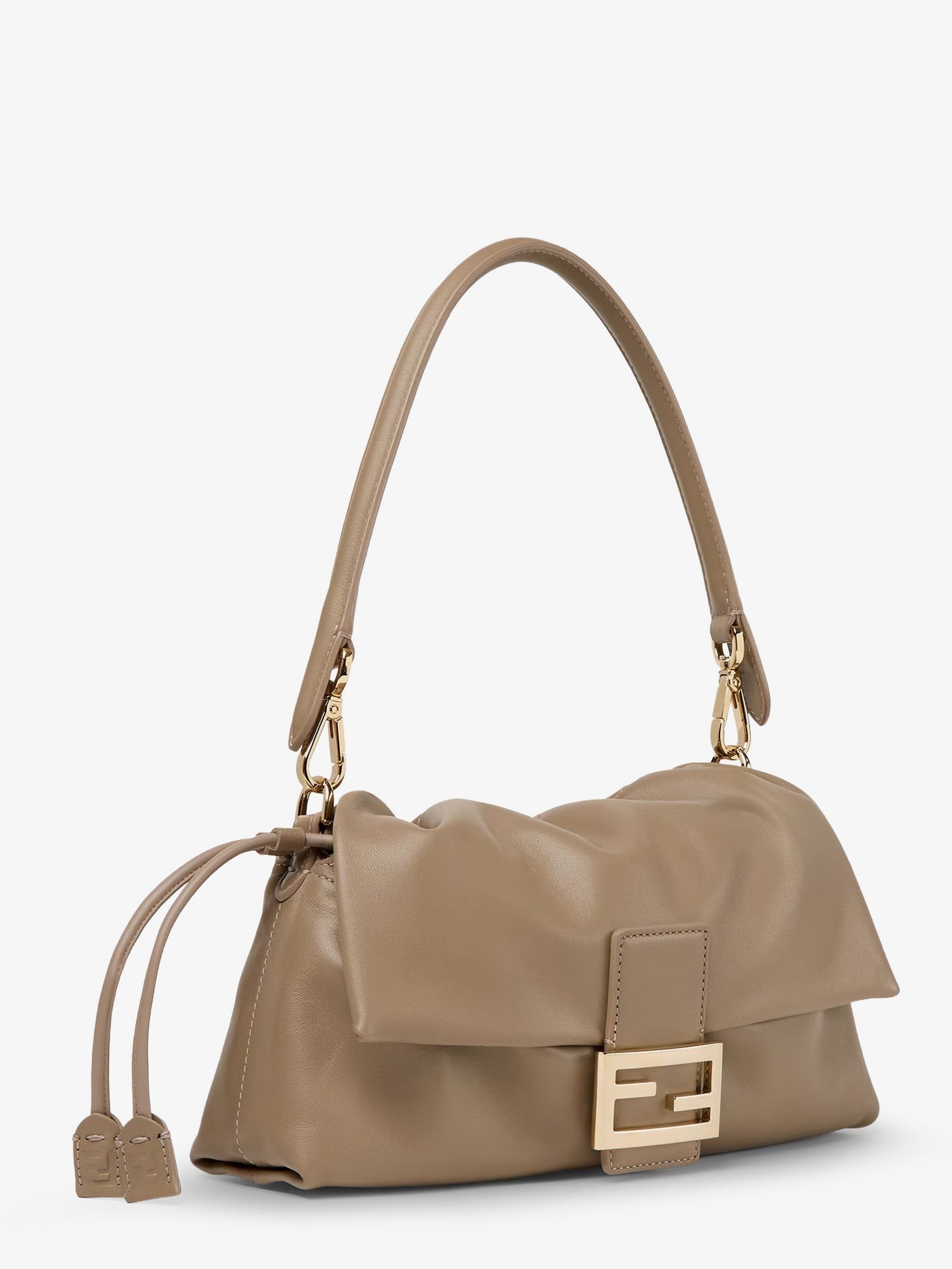 Baguette Soft Medium Leather Shoulder Bag