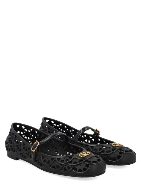 Valentino Garavani Ballerina "Ondette" con Motivo Scallops