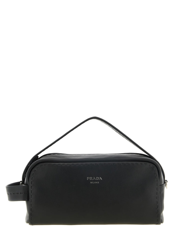 'Bandoliera in pelle' crossbody bag