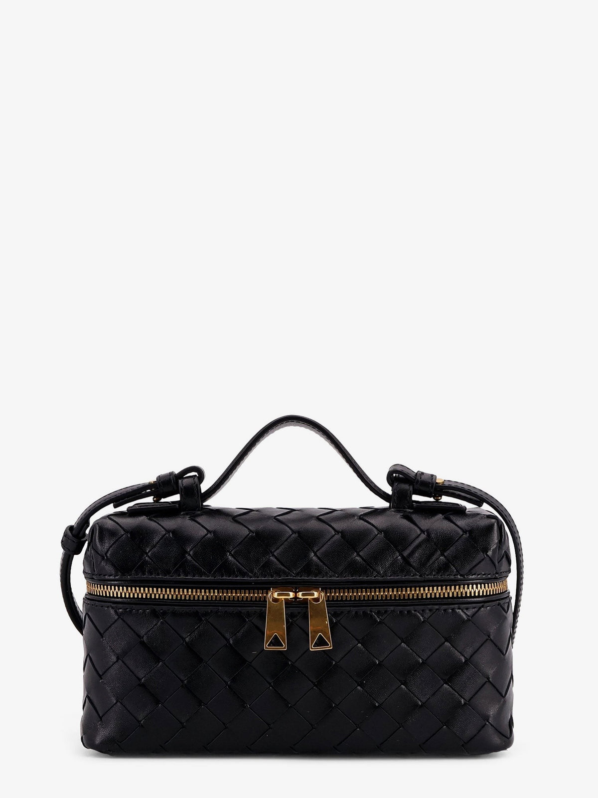 Bang Bang Intrecciato leather vanity case