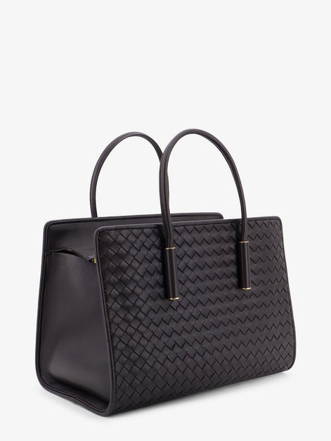 Barbara leather handbag with Intrecciato motif