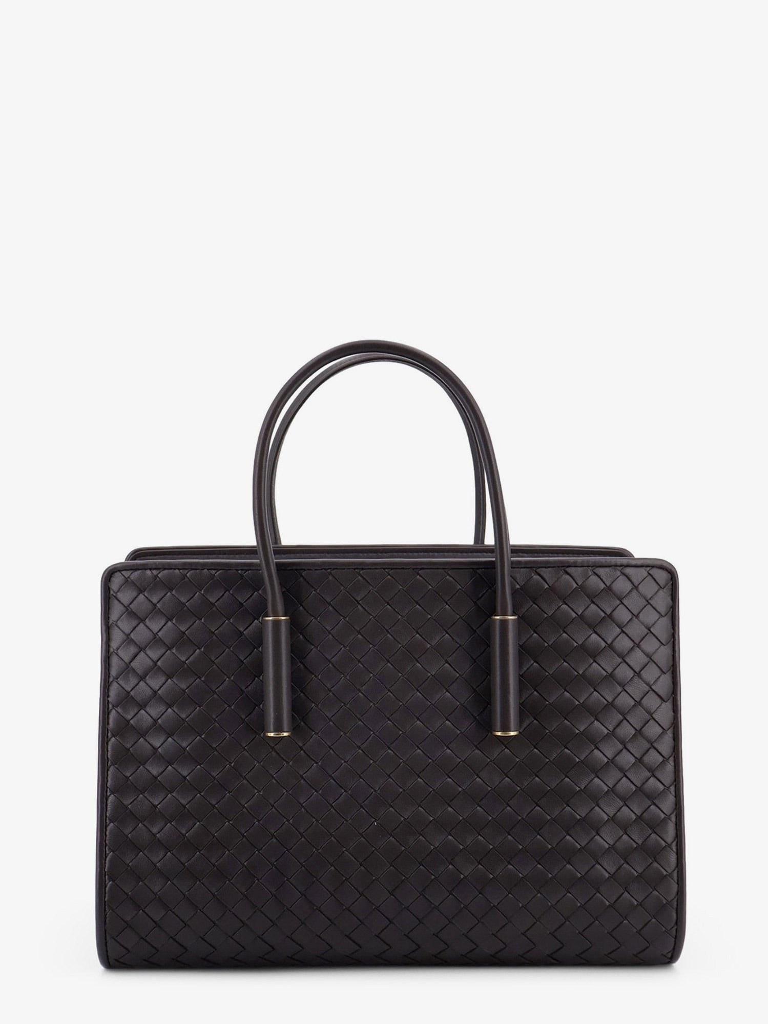 Barbara leather handbag with Intrecciato motif
