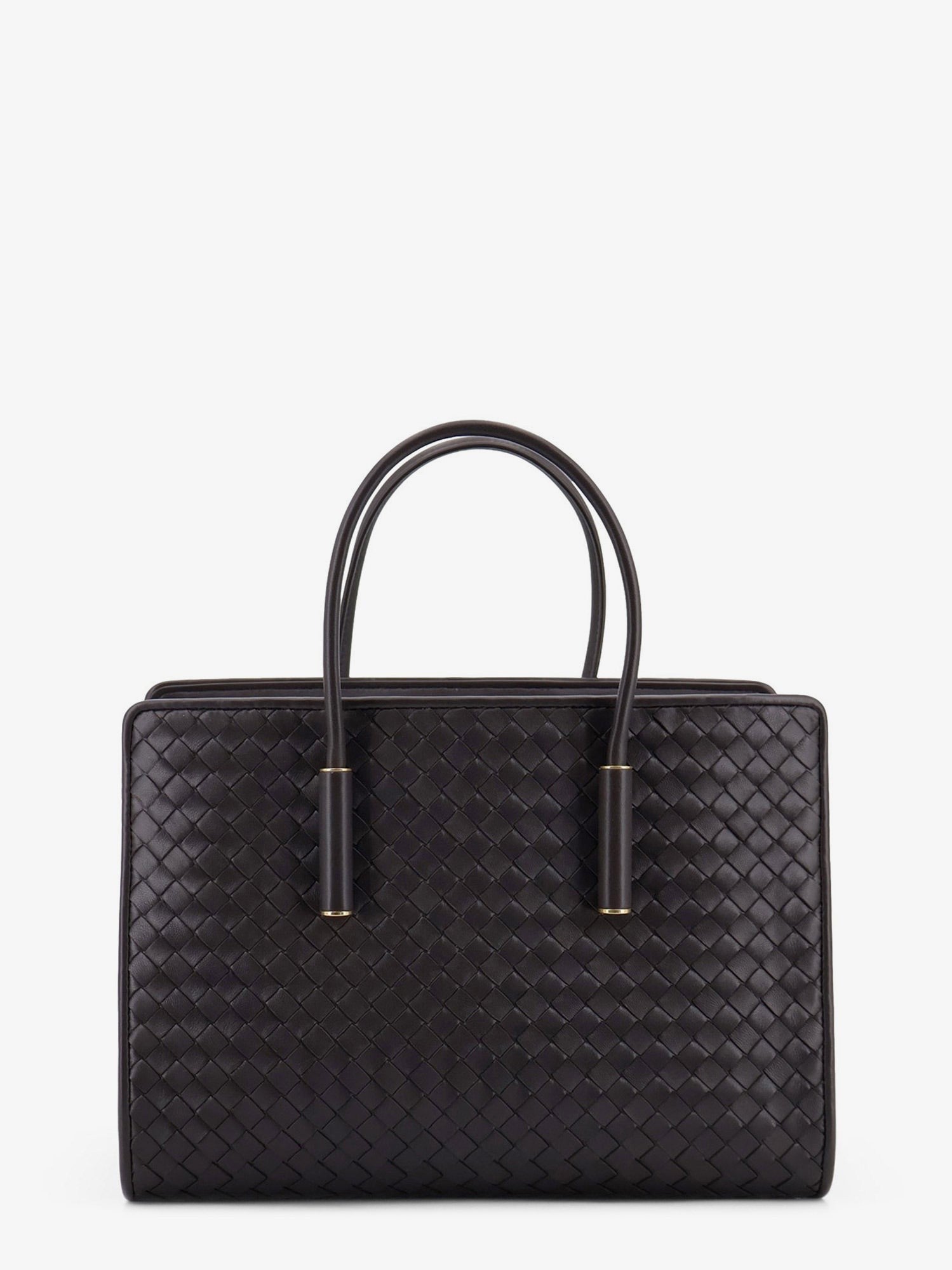 Barbara leather handbag with Intrecciato motif