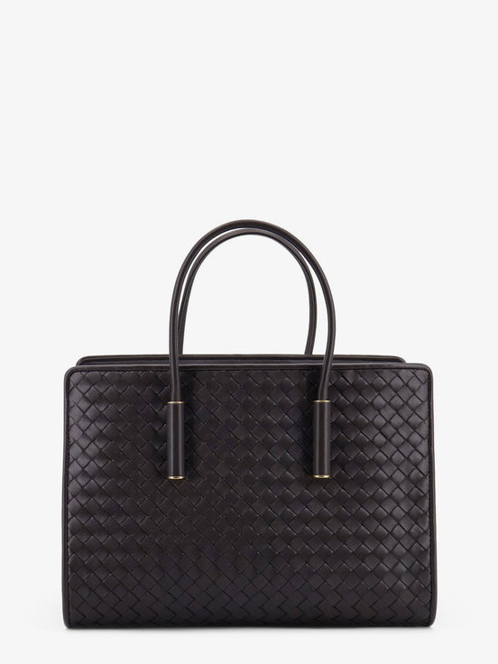 Barbara leather handbag with Intrecciato motif
