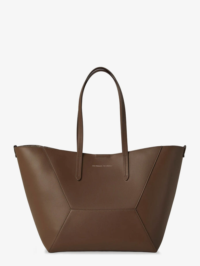 BC Duo hammered leather handbag