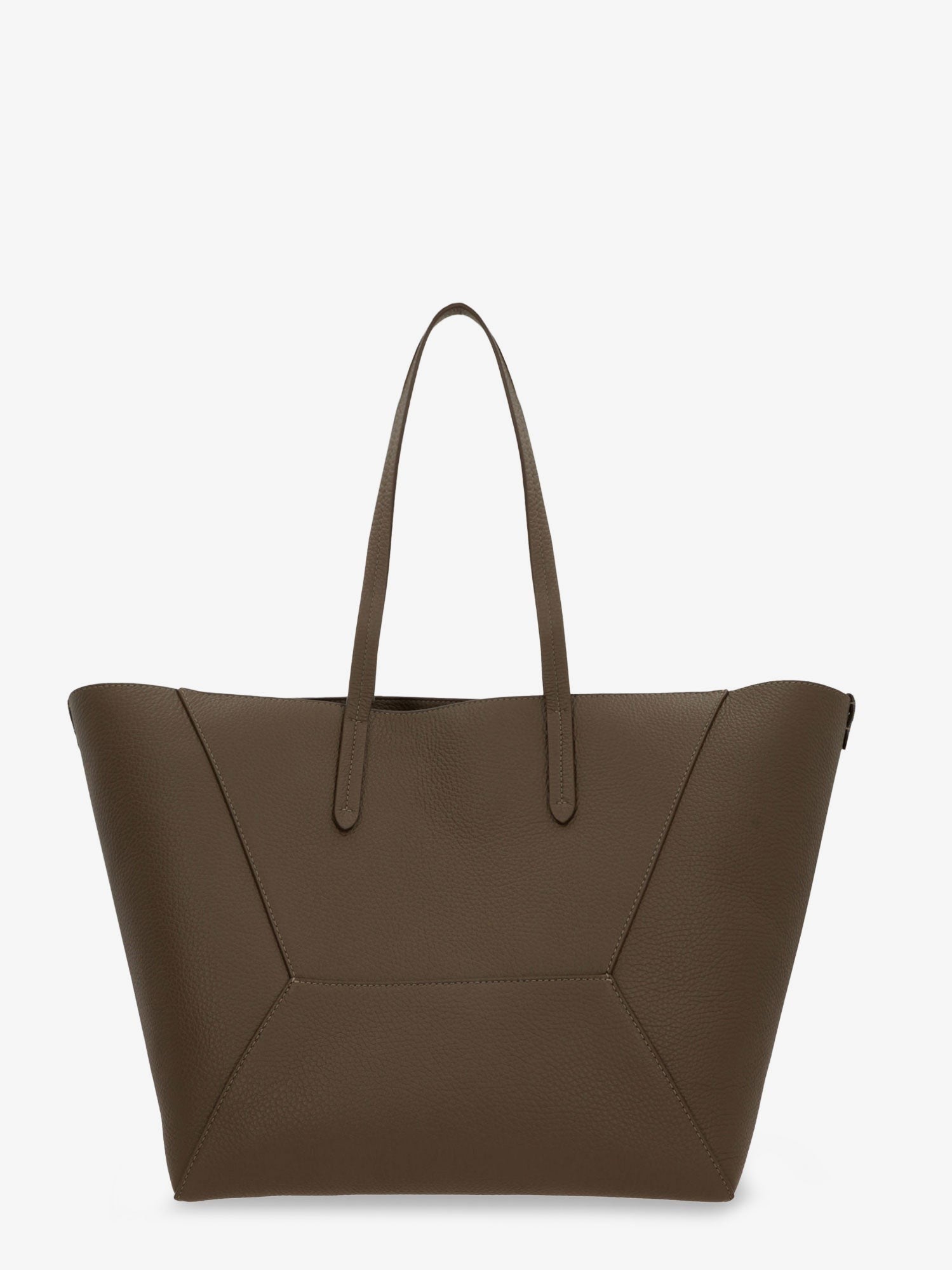 BC Duo hammered leather shoulder bag