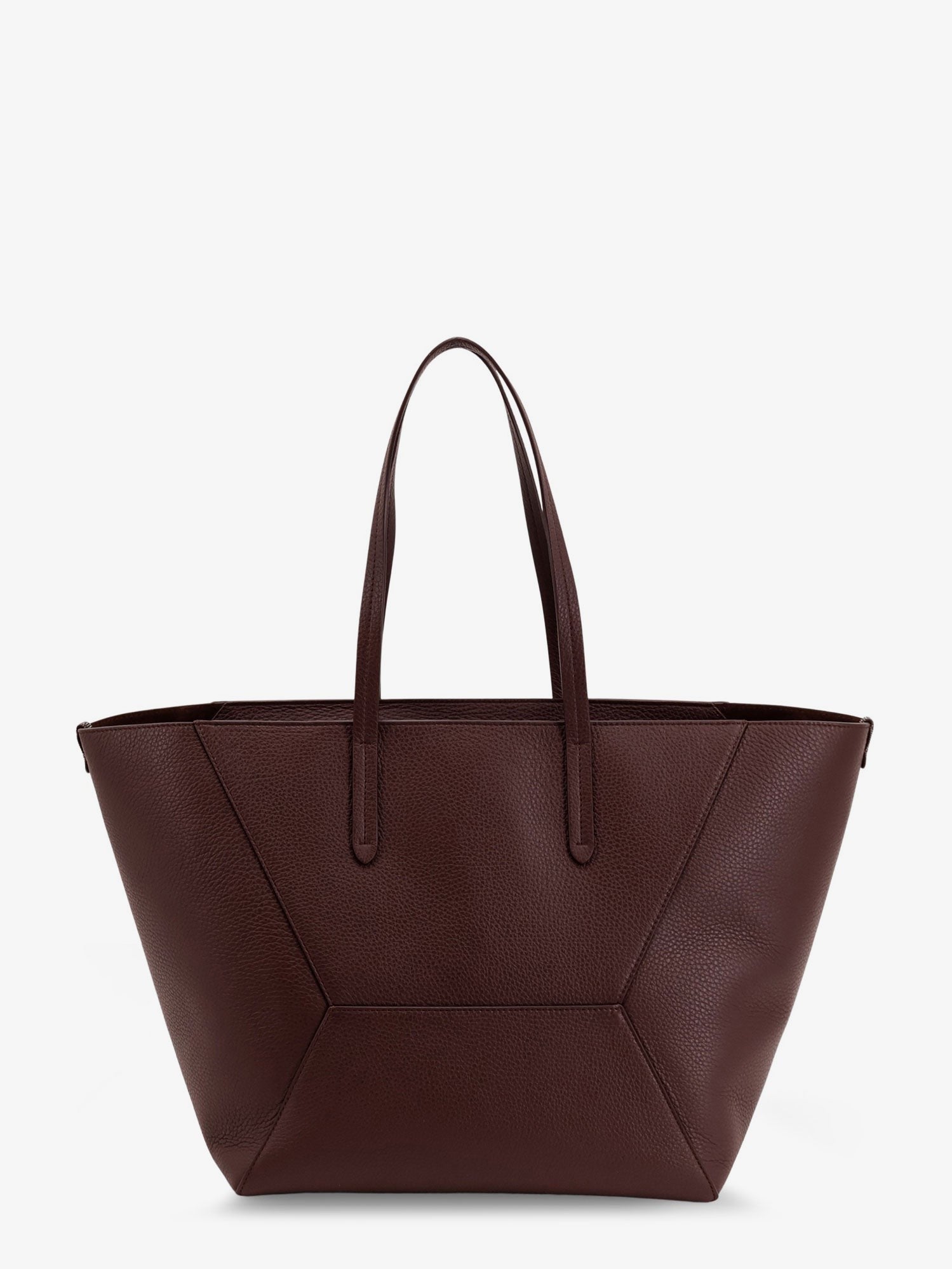 BC Duo hammered leather shoulder bag