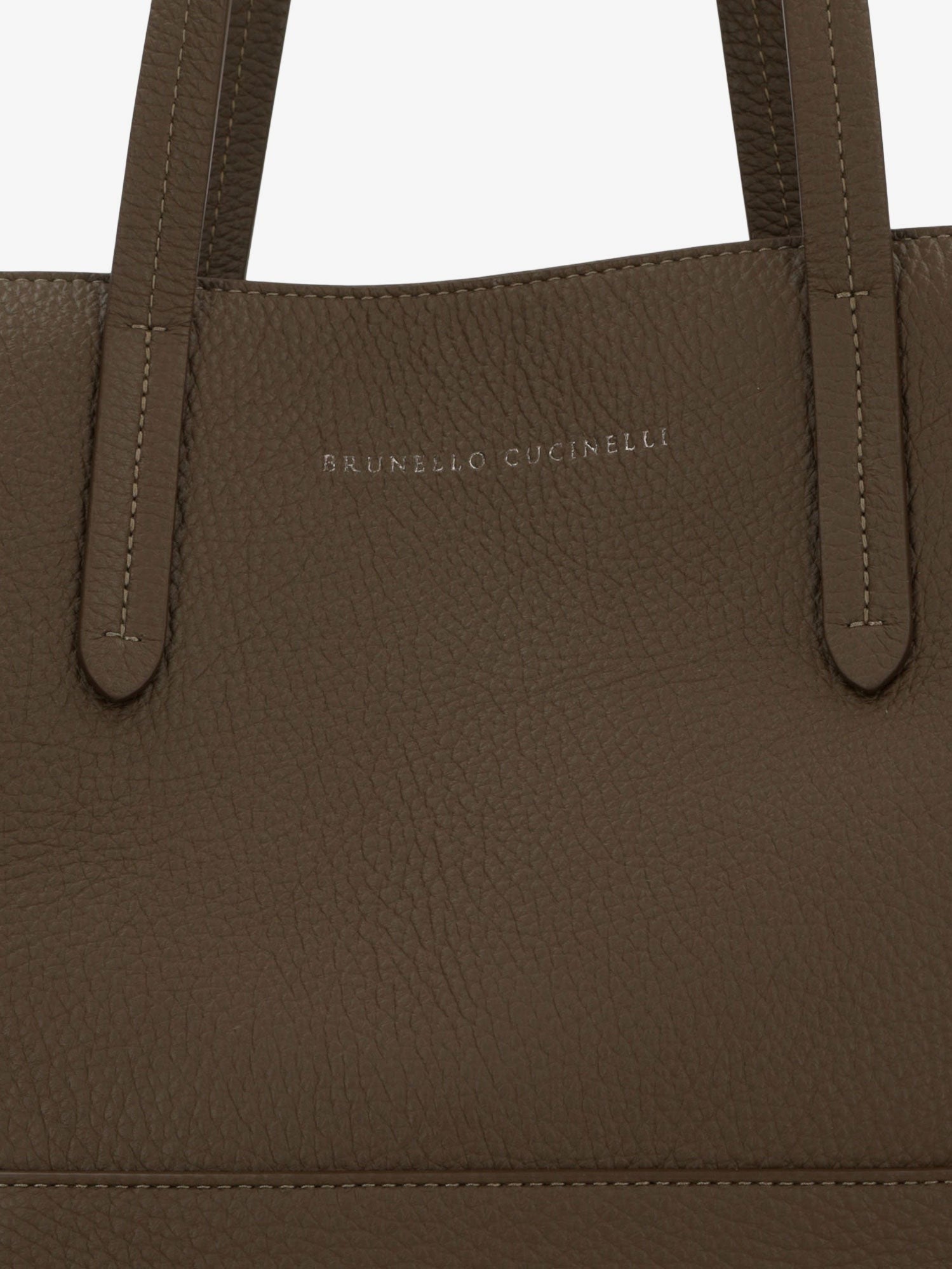 BC Duo hammered leather shoulder bag