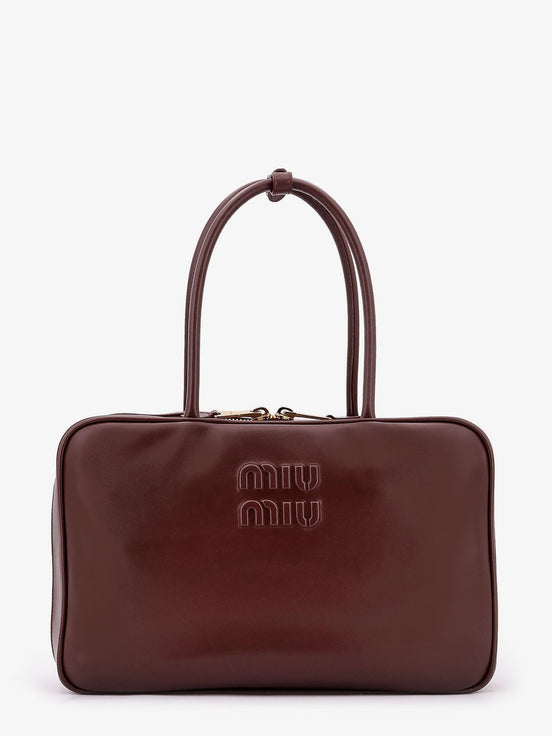 Beau leather handbag