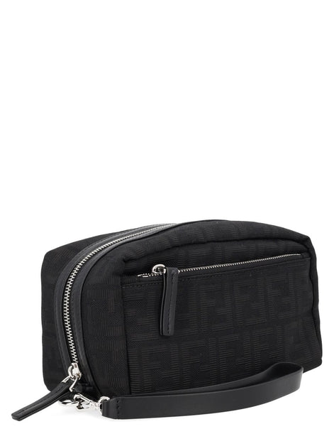 Fendi Beauty Case con Doppia Zip Small