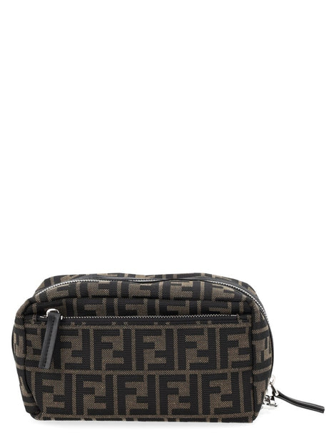 Fendi Beauty Case con Doppia Zip Small