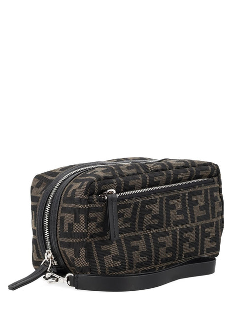 Fendi Beauty Case con Doppia Zip Small
