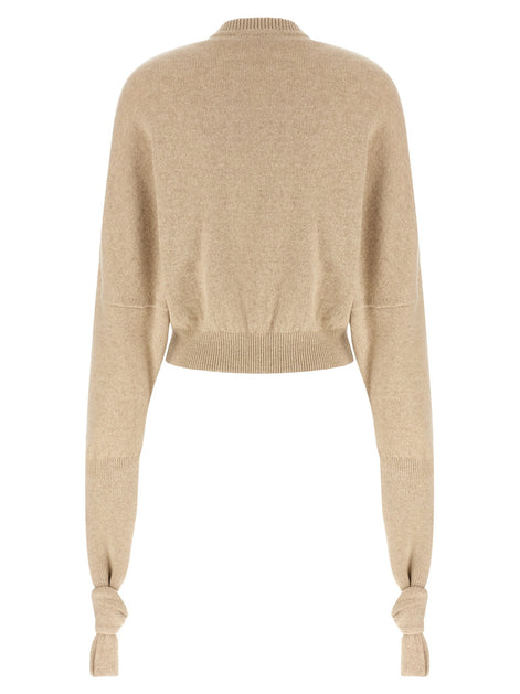 JACQUEMUS Beige 'Fiocco' sweater