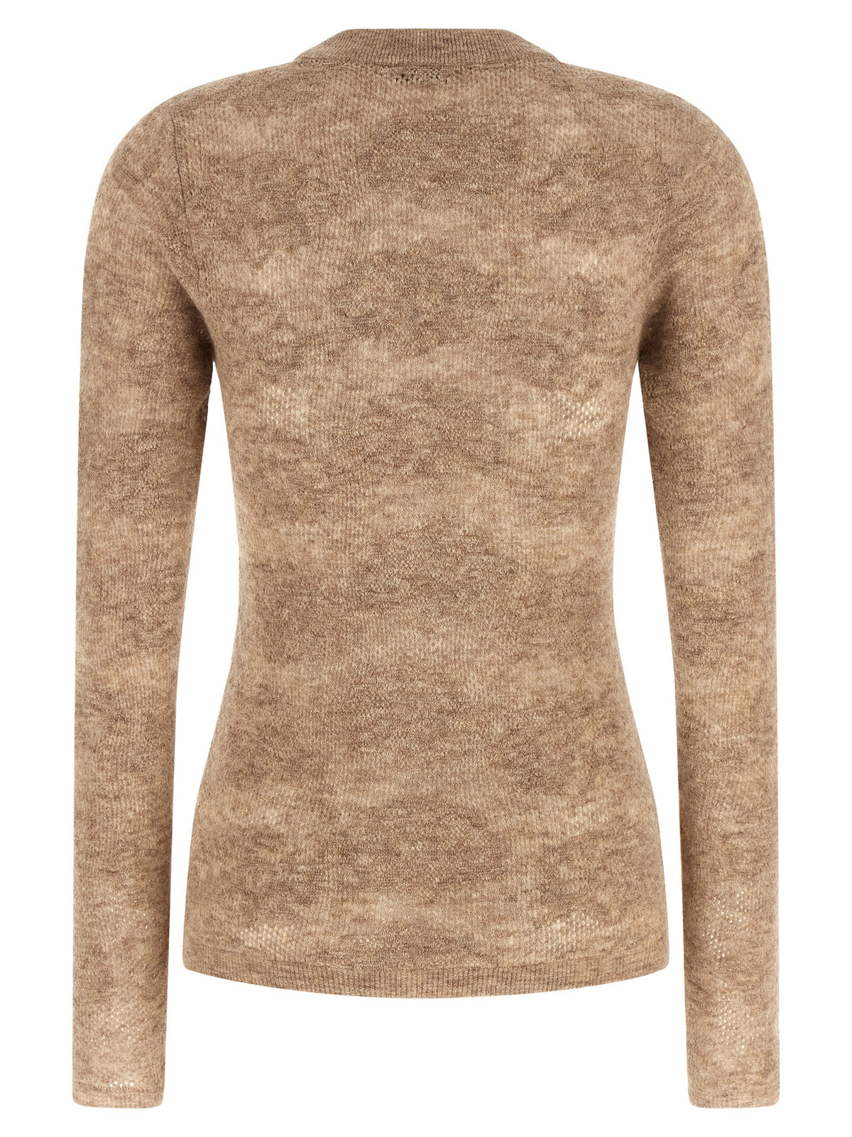 Brunello Cucinelli Beige 'Flower Lace' sweater