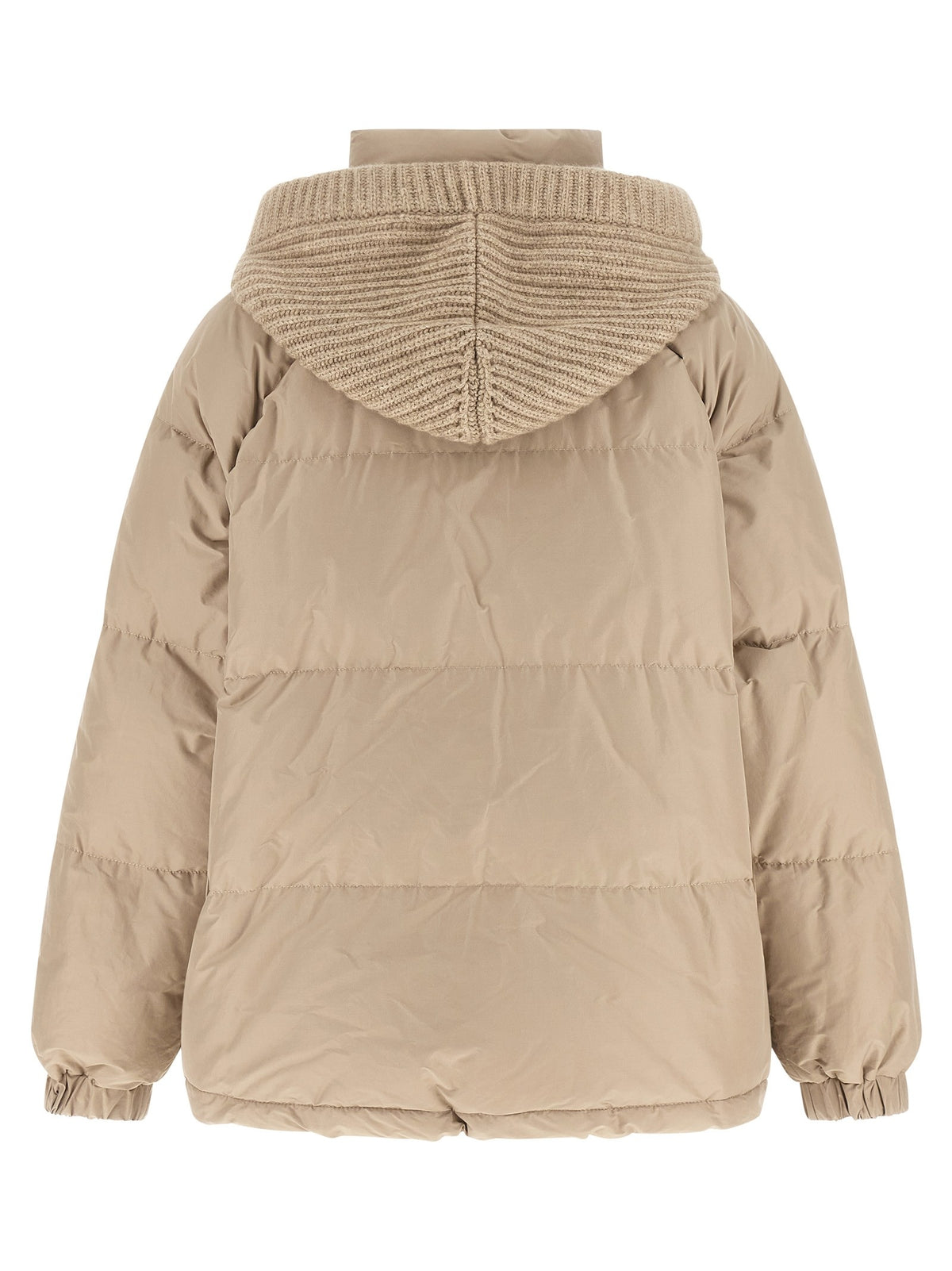 Brunello Cucinelli Beige taffeta down jacket