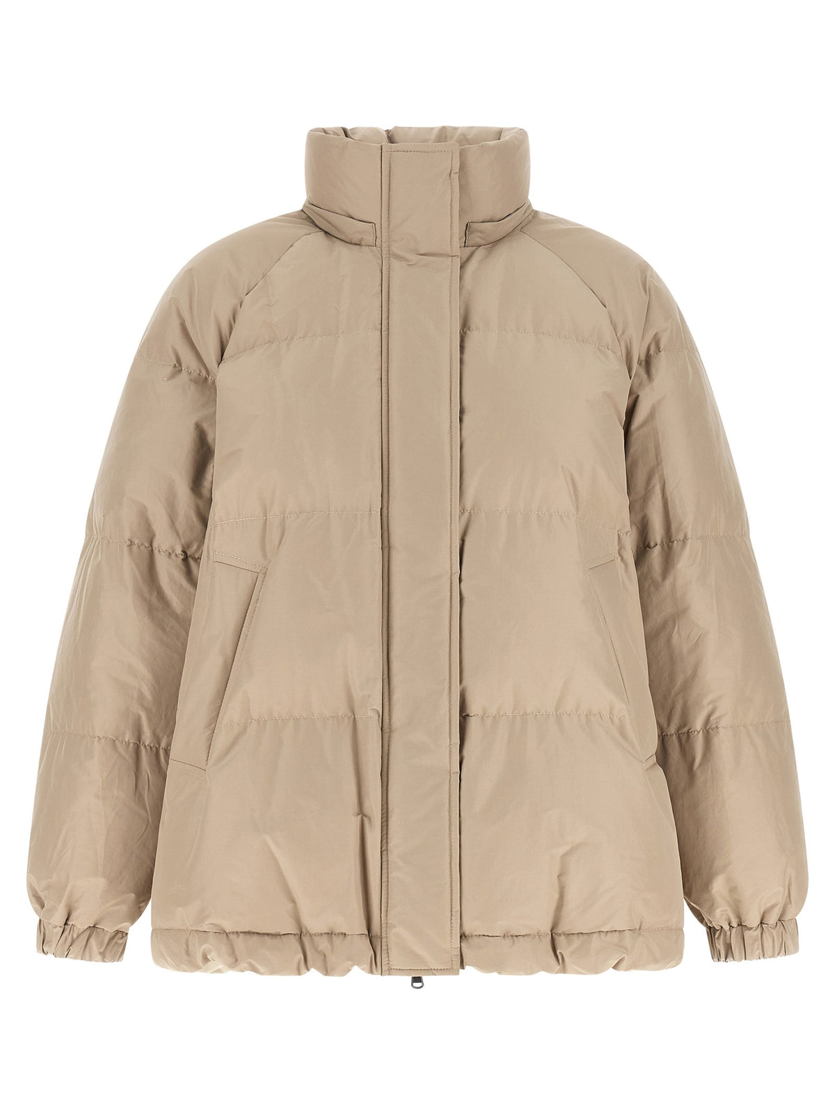 Brunello Cucinelli Beige taffeta down jacket