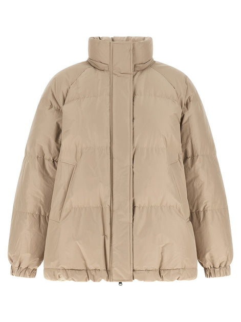 Brunello Cucinelli Beige taffeta down jacket