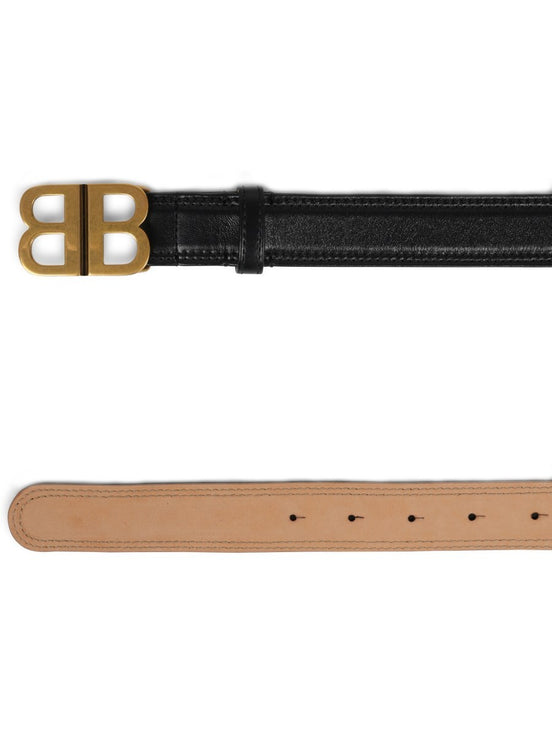 BELT WITH LOGO BUCKLE