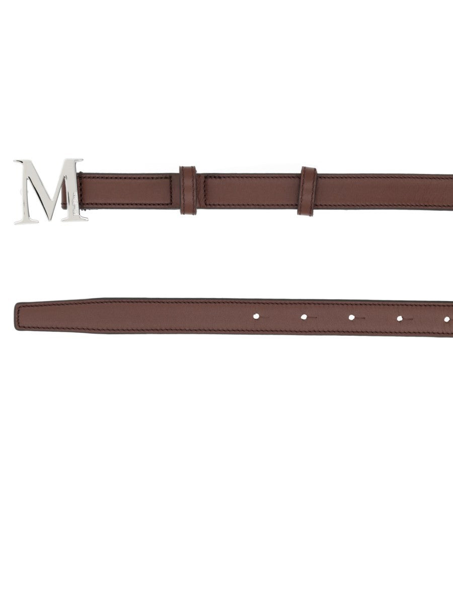 Max Mara BELT WITH LOGO BUCKLE