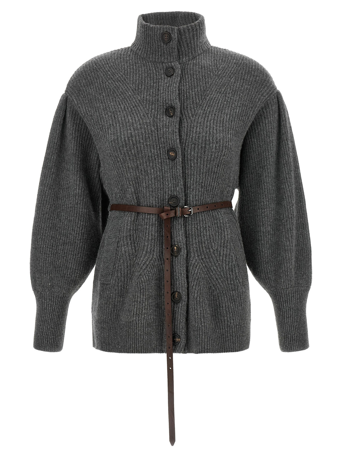 Belted cardigan