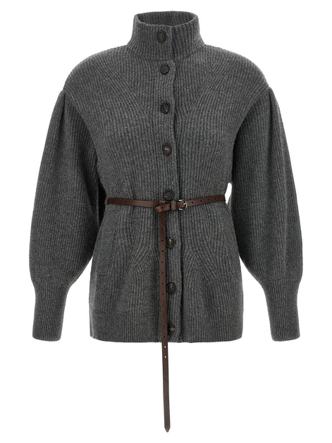 Belted cardigan