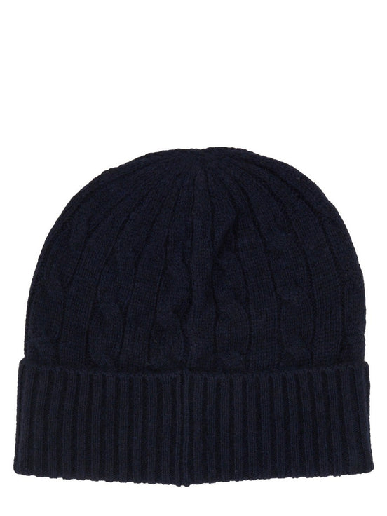 BERRETTO IN LANA E CASHMERE A TRECCE