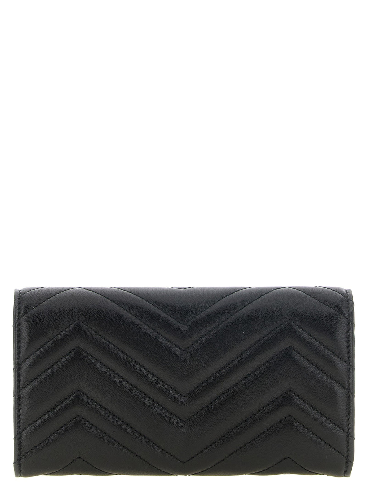 Gucci Black 'Continental - GG Marmont' wallet