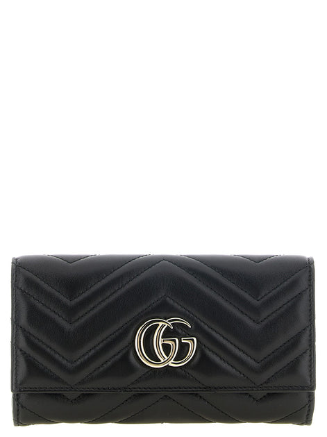 Black 'Continental - GG Marmont' wallet