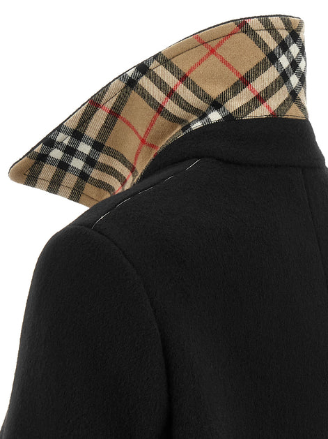 Burberry Black 'Gosford' coat
