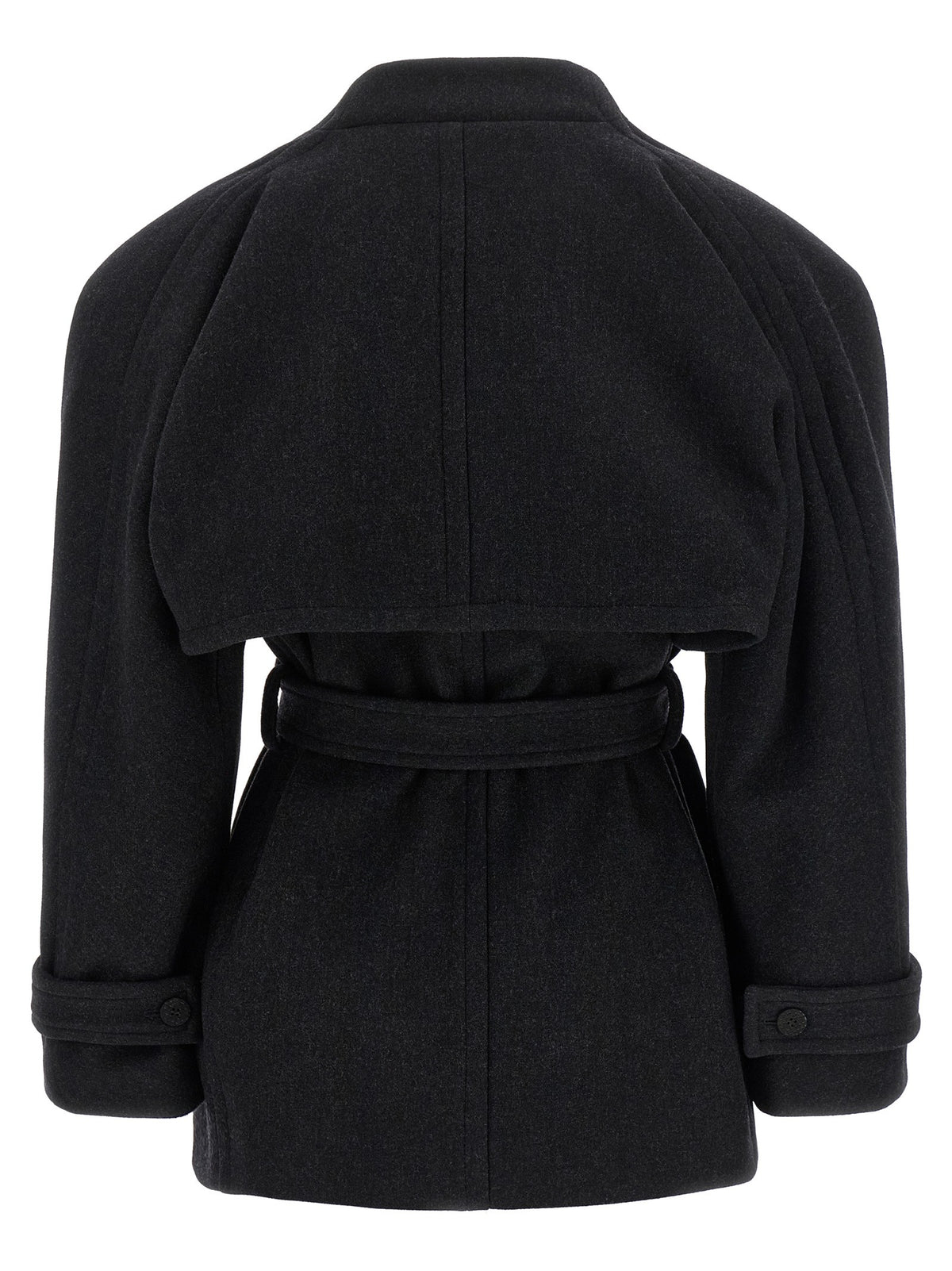 JACQUEMUS Black 'Le Caban Boléro' coat