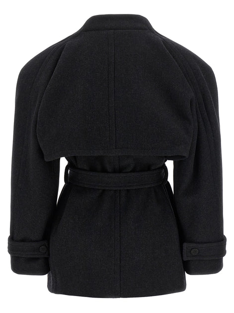 JACQUEMUS Black 'Le Caban Boléro' coat