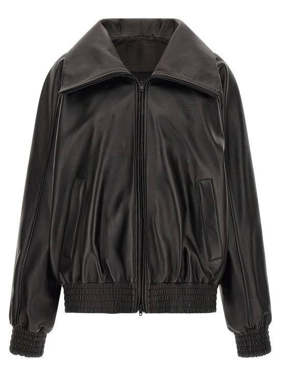 Black leather 'Le City' jacket