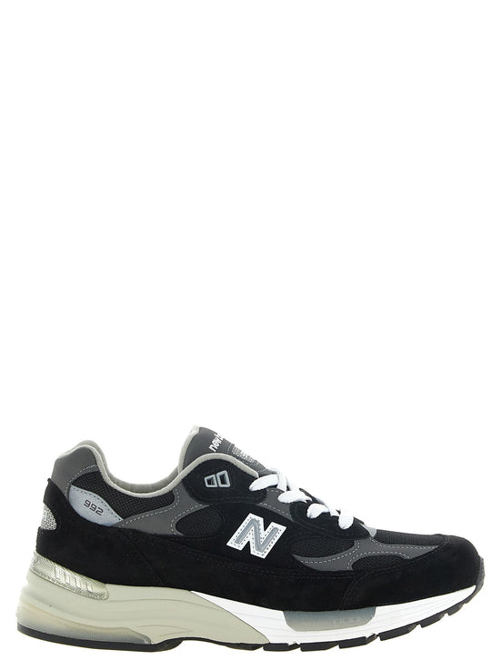 Black 'Made in USA 992' sneakers